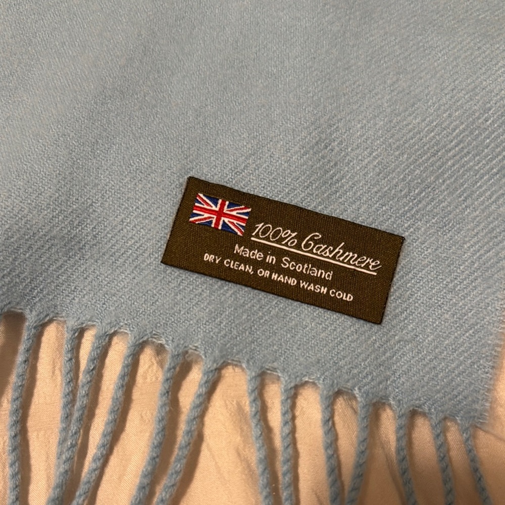 Light Blue Scarf - Picture 2 of 2